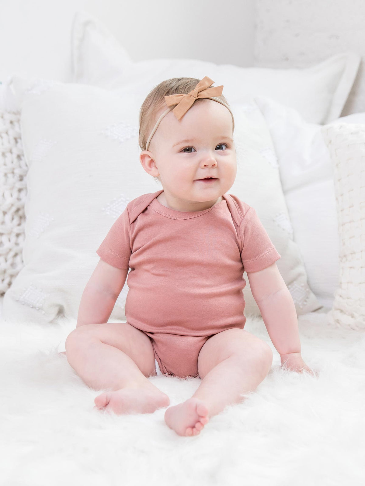 Classic Short Sleeve Bodysuit - Discontinued Colors Sale : Baby : One Pieces : Bodysuits : Short Sleeves Colored Organics Classic Short Sleeve Bodysuit for Baby | Colored Organics®