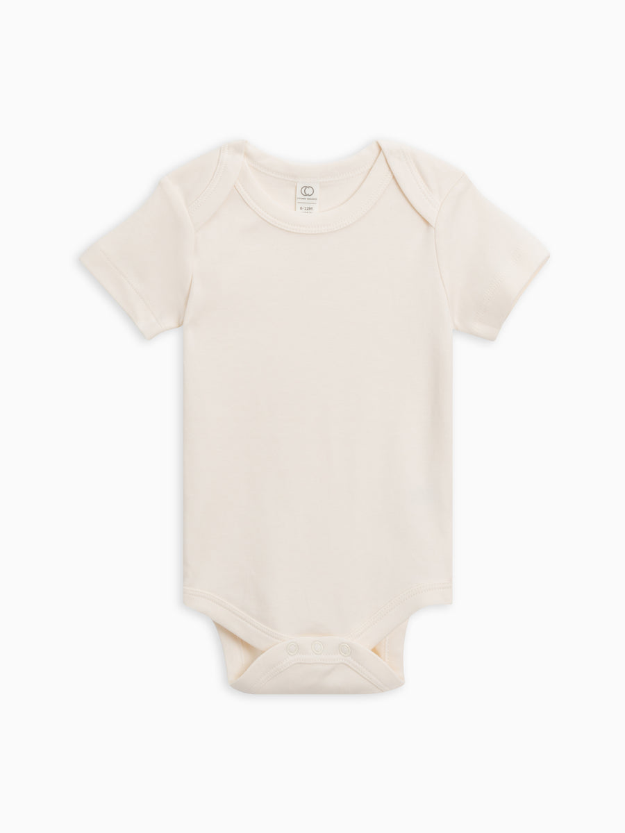 Classic Short Sleeve Bodysuit Baby : One Pieces : Bodysuits : Short Sleeves Colored Organics Short Sleeve Organic Baby Bodysuit | Colored Organics®