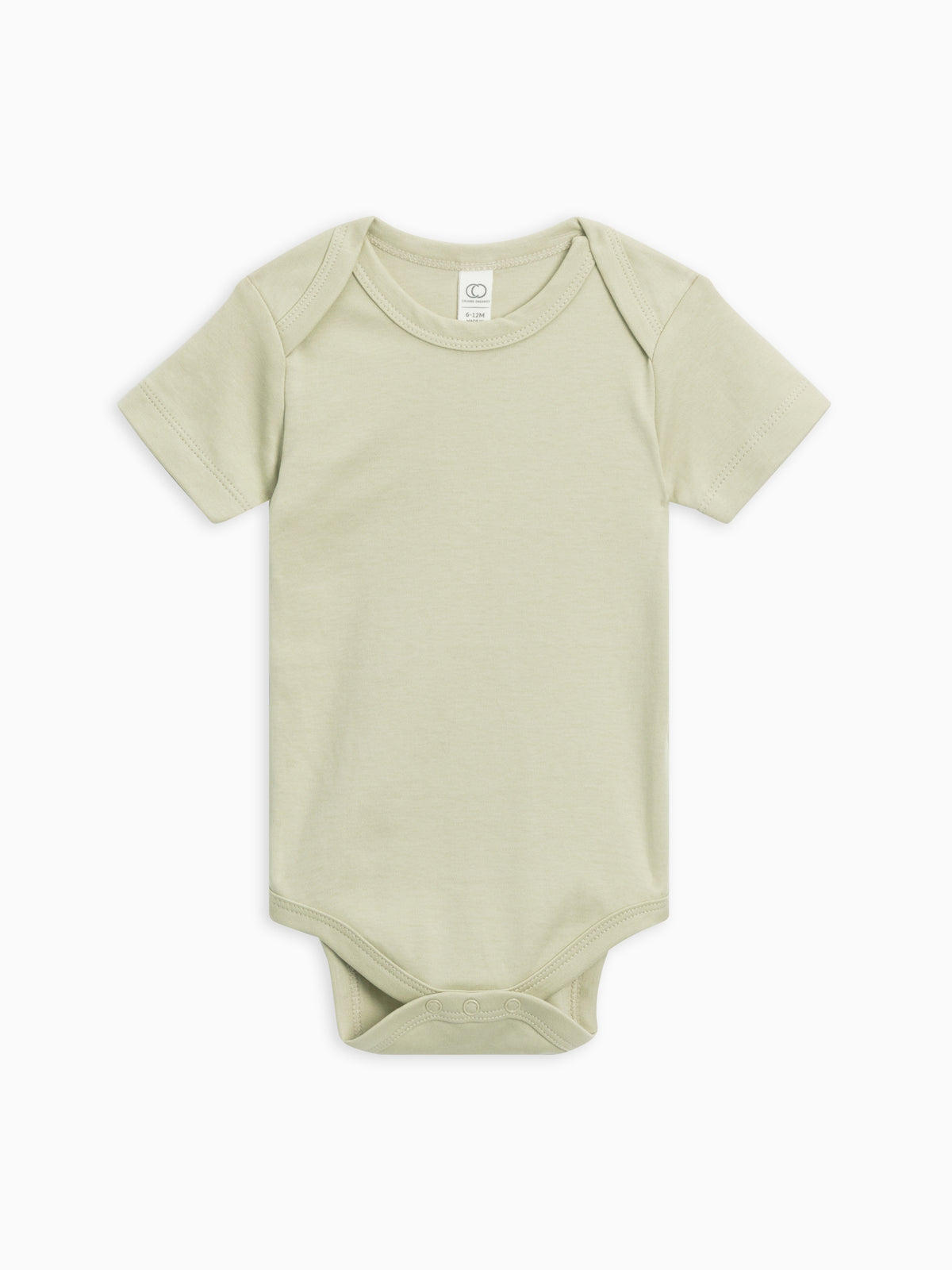 Classic Short Sleeve Bodysuit - Discontinued Colors Sale : Baby : One Pieces : Bodysuits : Short Sleeves Colored Organics Classic Short Sleeve Bodysuit for Baby | Colored Organics®