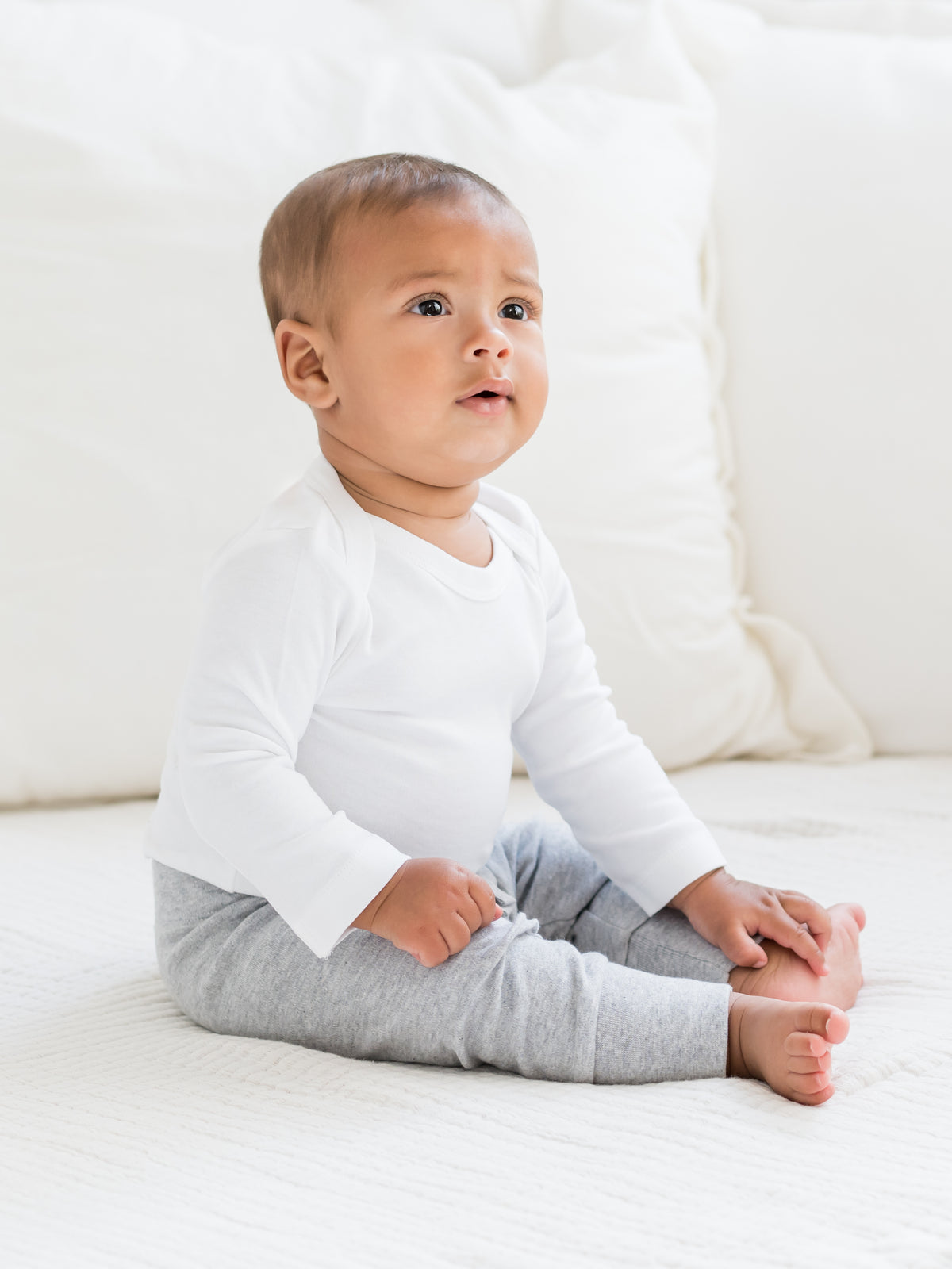 Classic Long Sleeve Bodysuit Baby : One Pieces : Bodysuits : Long Sleeves Colored Organics Organic Cotton Long Sleeve Baby Bodysuit | Colored Organics®