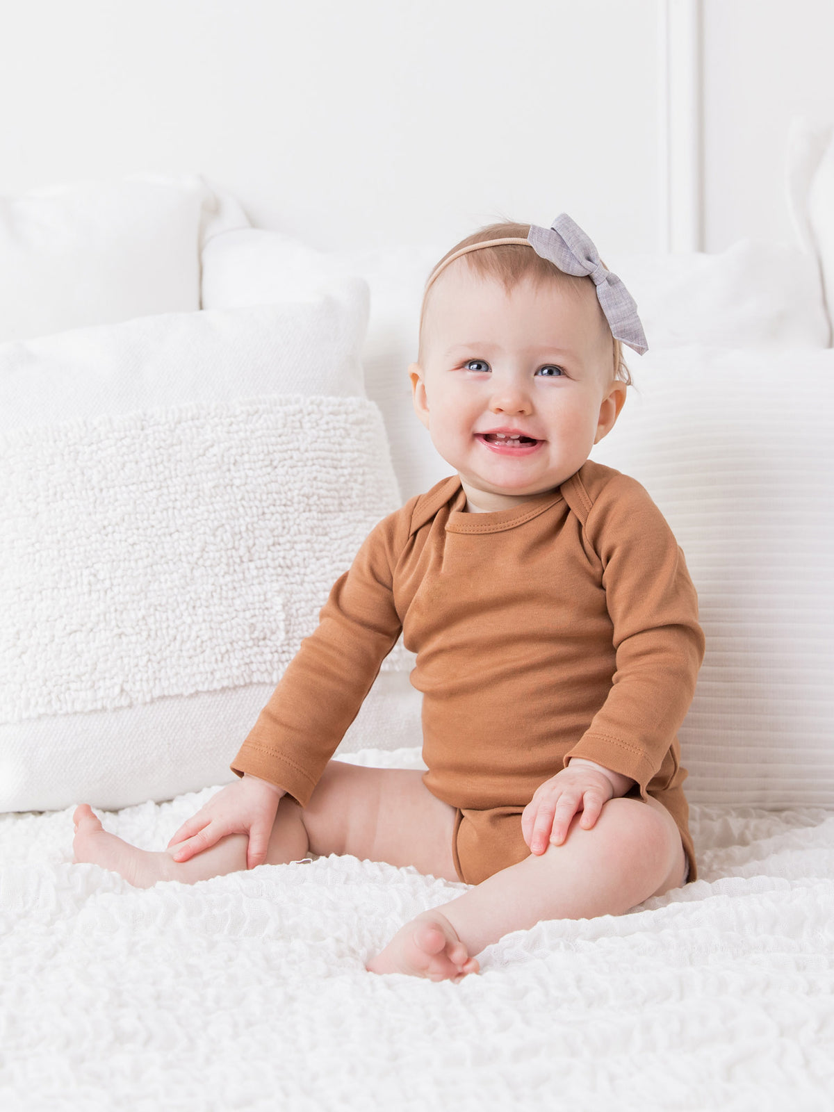 Classic Long Sleeve Bodysuit Baby : One Pieces : Bodysuits : Long Sleeves Colored Organics Organic Cotton Long Sleeve Baby Bodysuit | Colored Organics®