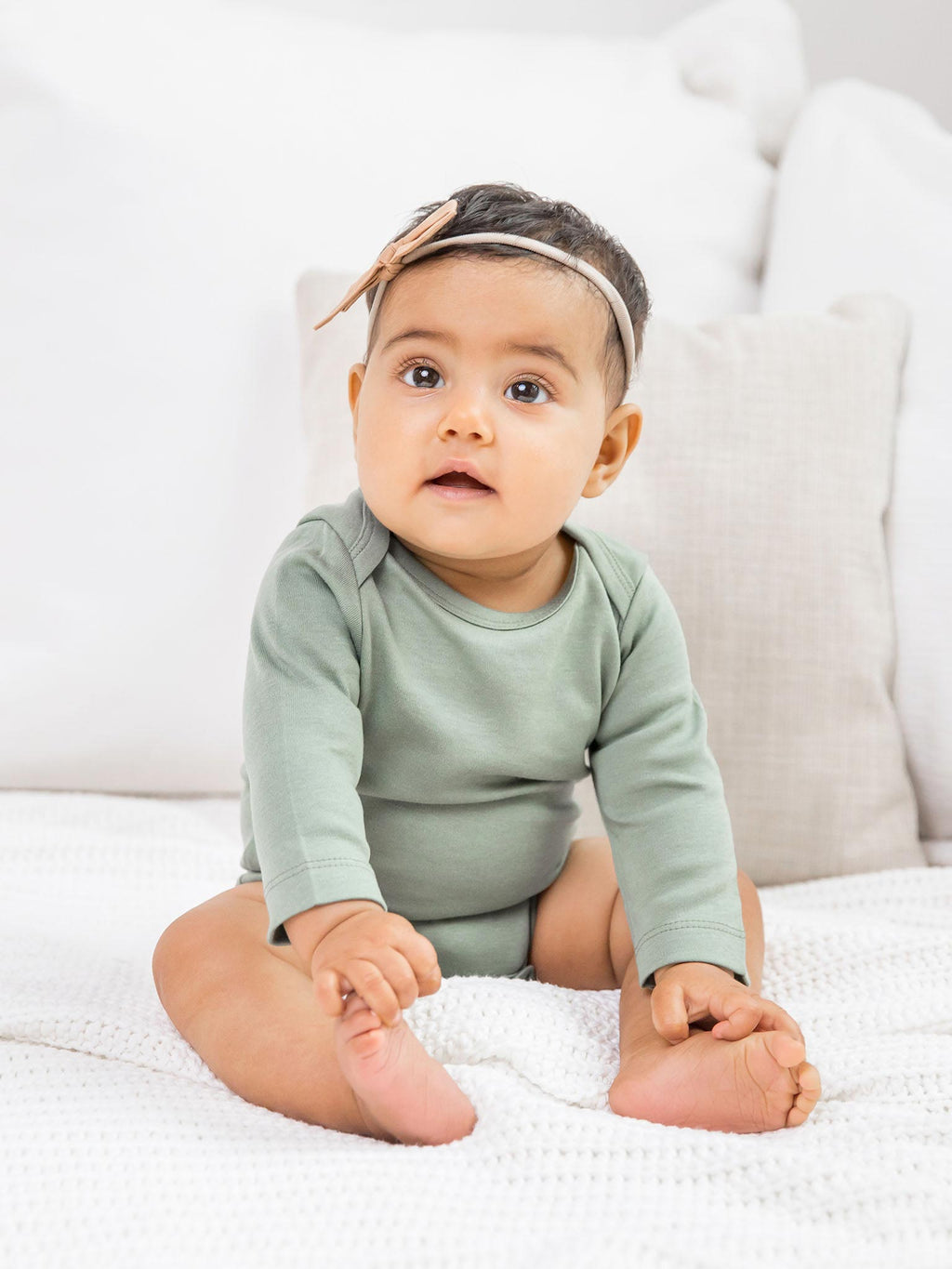 Classic Long Sleeve Bodysuit Baby : One Pieces : Bodysuits : Long Sleeves Colored Organics Organic Cotton Long Sleeve Baby Bodysuit | Colored Organics®