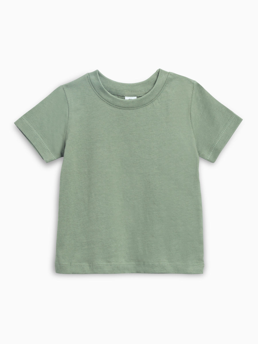 Classic Short Sleeve Tee - Crew Neck Baby-Kids : Tops : Tees : Short Sleeves Colored Organics Organic Cotton Baby Crew Neck Tee | Colored Organics®