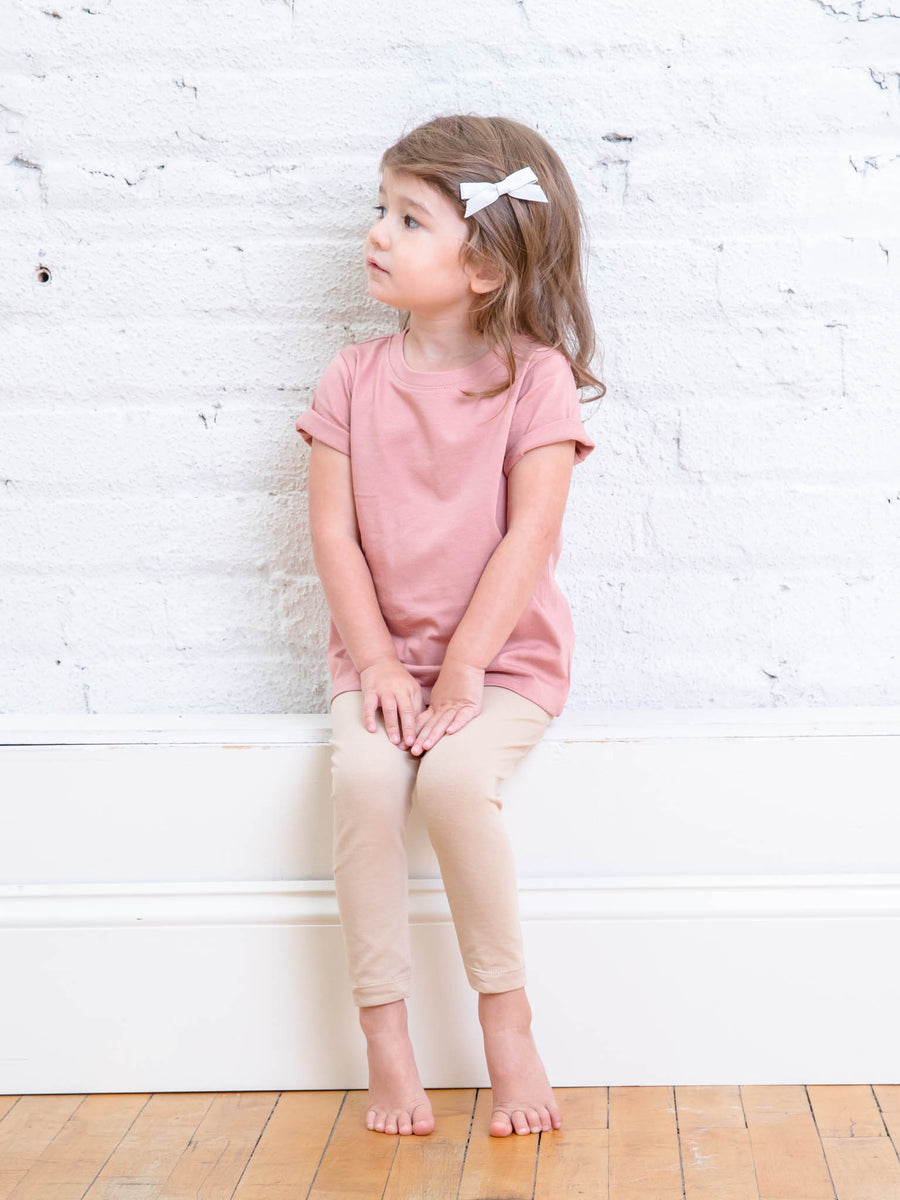 Classic Short Sleeve Tee - Crew Neck Baby-Kids : Tops : Tees : Short Sleeves Colored Organics Organic Cotton Baby Crew Neck Tee | Colored Organics®