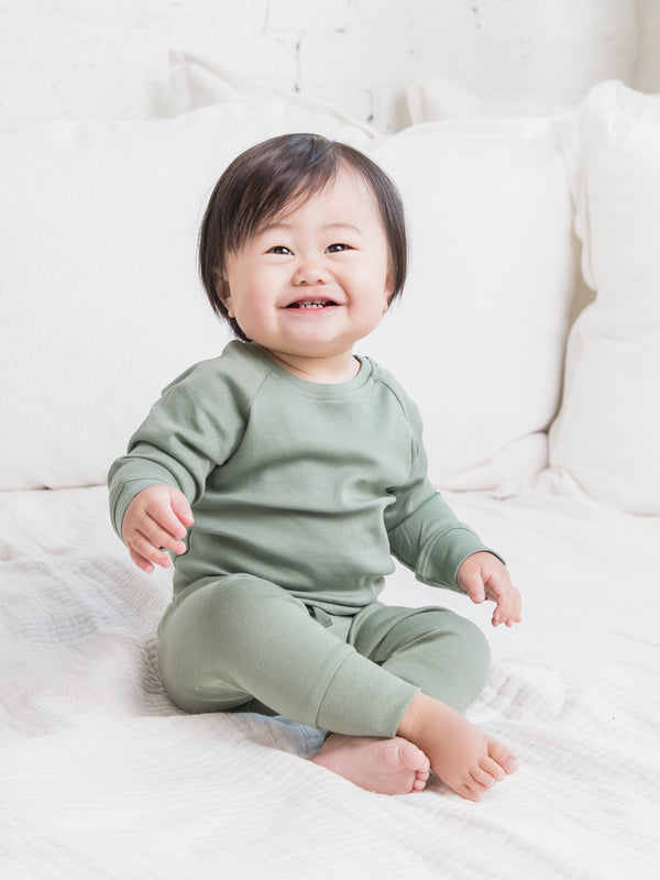 Classic Portland Lightweight Pullover Baby-Kids : Tops : Pullovers : Long Sleeves Colored Organics Organic Cotton Baby Portland Pullover | Colored Organics®