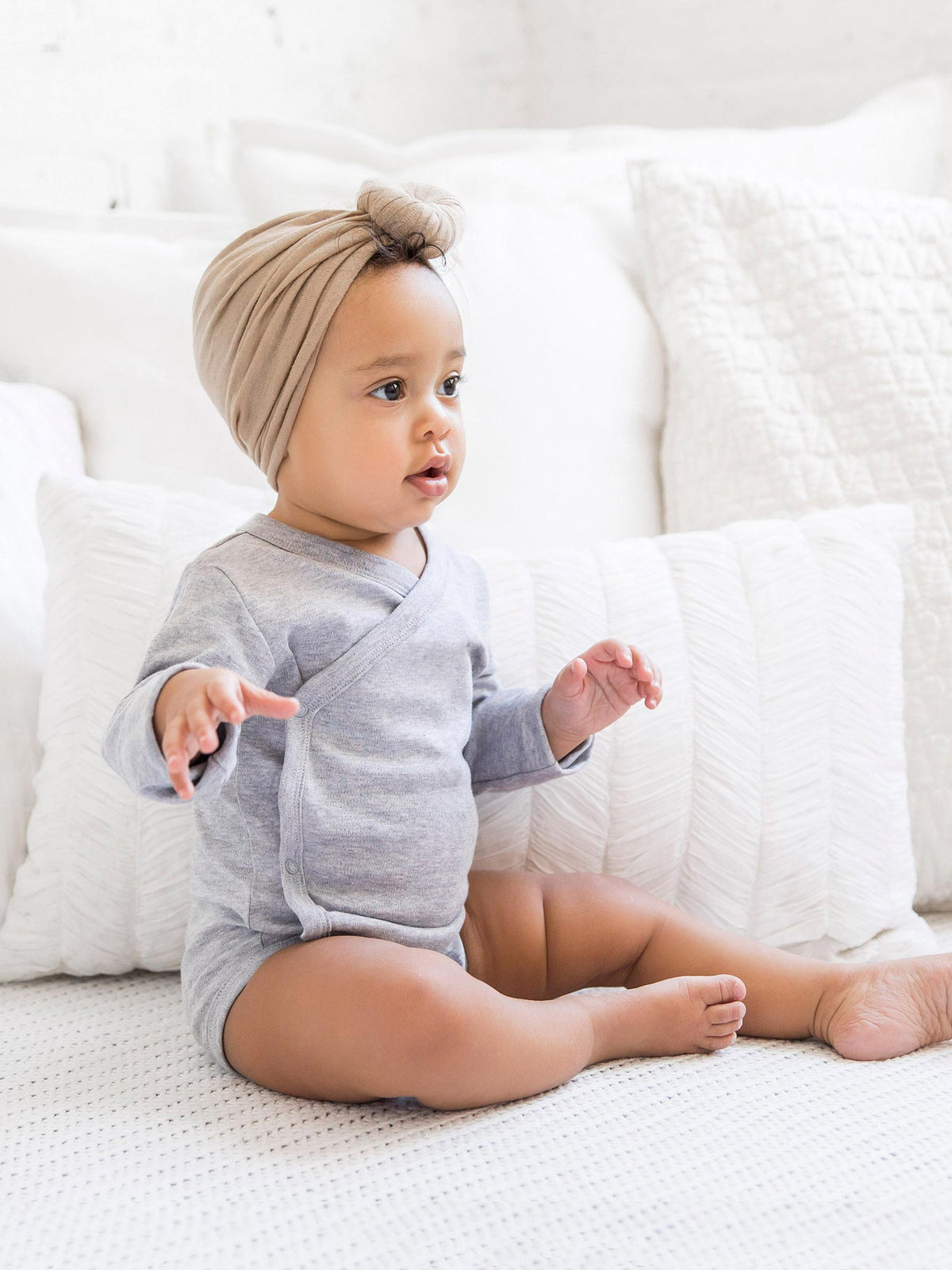 Classic Kimono Bodysuit - Long Sleeve Baby : One Pieces : Kimono Bodysuits : Short Sleeves Colored Organics Organic Long Sleeve Kimono Baby Bodysuit | Colored Organics®