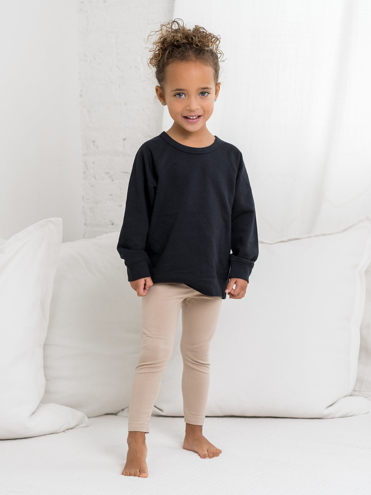 Brooklyn French Terry Pullover Baby-Kids : Tops : Pullovers : Long Sleeves Colored Organics Brooklyn French Terry Pullover | Colored Organics®