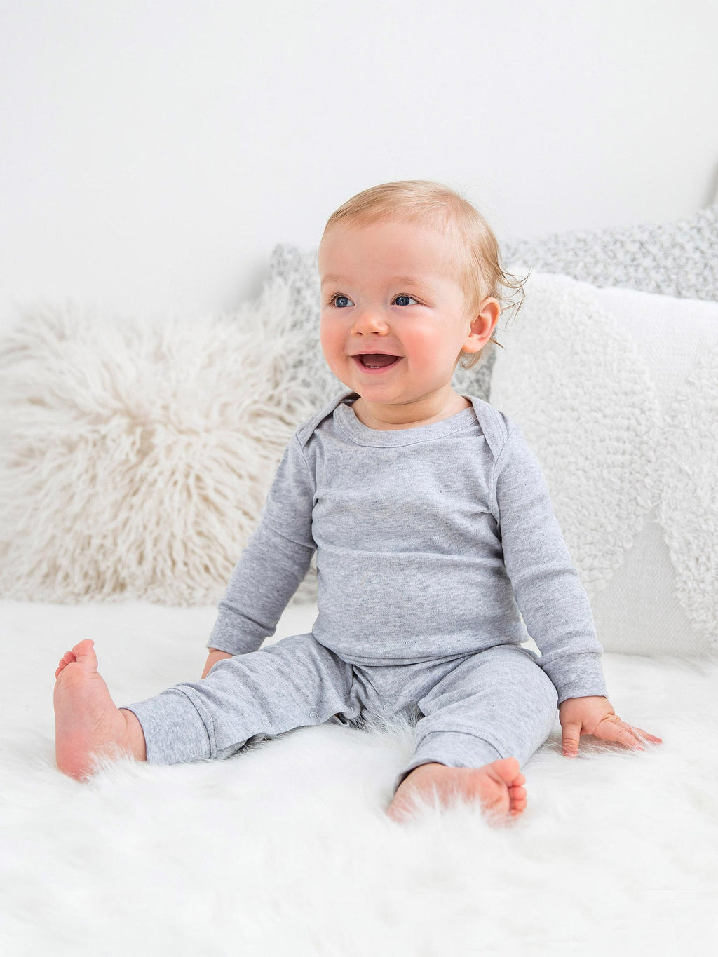 Classic Aspen Romper - Natural Baby : One Pieces : Rompers : Long Sleeves Colored Organics Classic Aspen Romper Baby for Kids | Colored Organics®