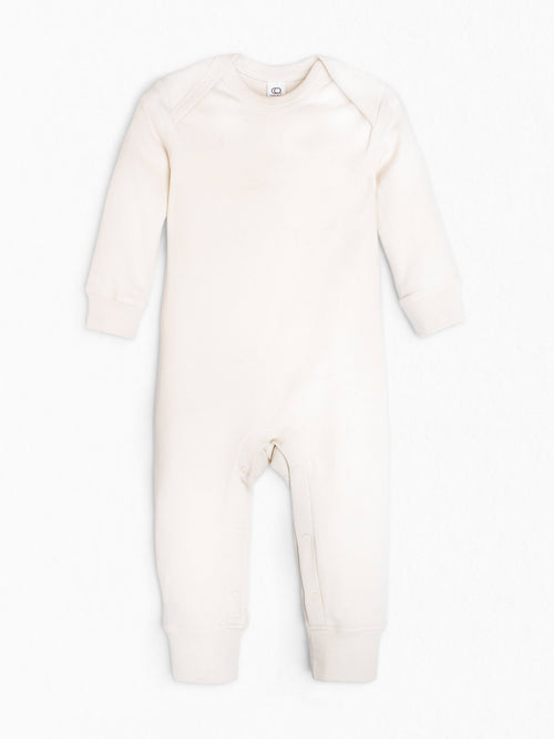 Classic Aspen Romper - Natural Baby : One Pieces : Rompers : Long Sleeves Colored Organics Classic Aspen Romper Baby for Kids | Colored Organics®