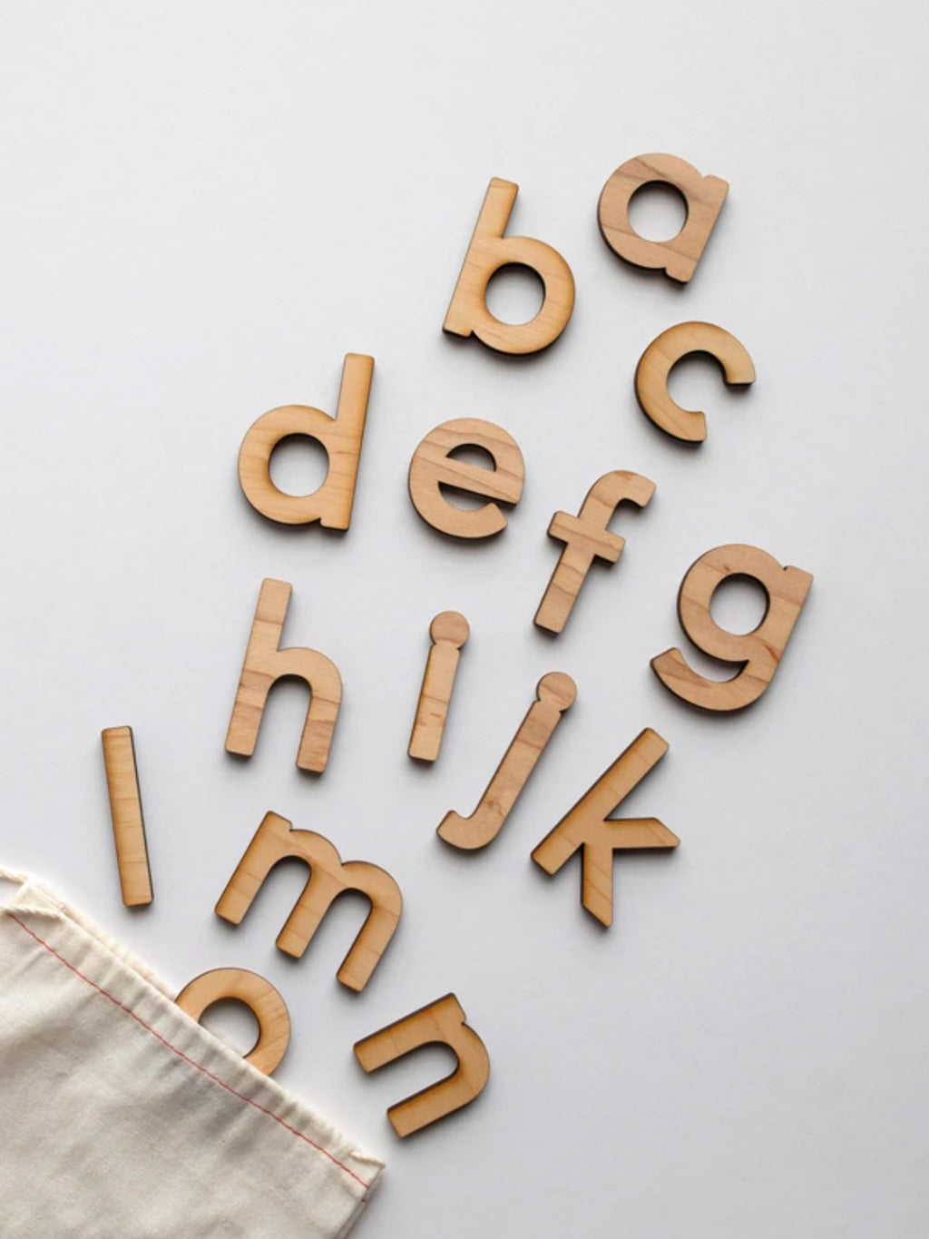 Wooden Lowercase Alphabet Set Kids : Toys : Puzzle Glad Folk Wooden Lowercase Alphabet Letter Set | Colored Organics®