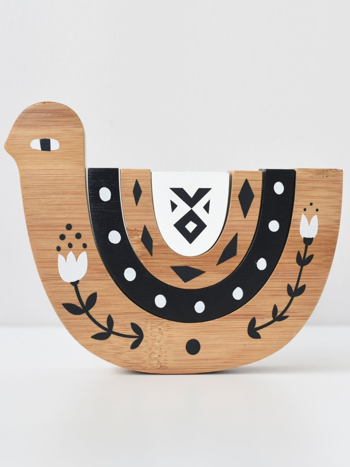 Bamboo Nesting Toy Baby : Toys : Wooden Wee Gallery Bamboo Nesting Toy for Babies and Kids | Colored Organics®