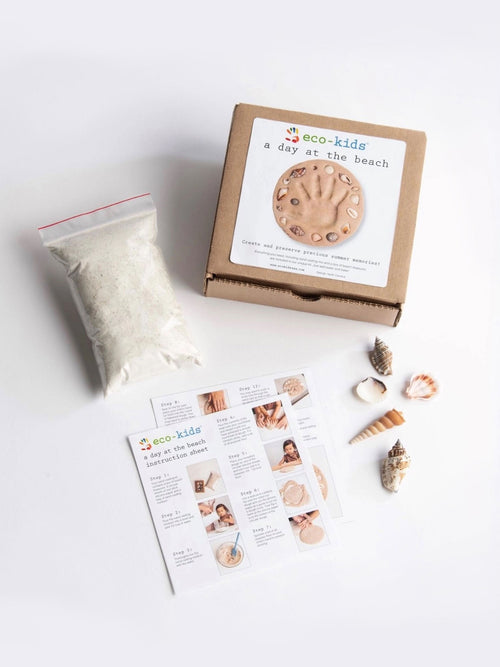 Beach Day Craft Kit Kids : Toys : Activities elseware unplug / eco-kids Beach Day Natural Craft Kit for Kids | Colored Organics®