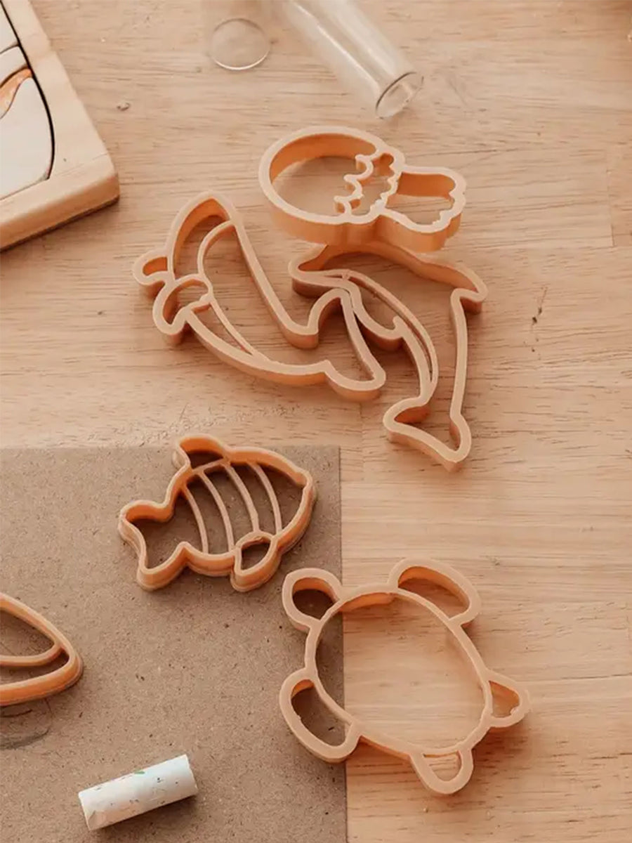 Eco Dough Cutter Set Kids : Toys : Activities Kinfolk Pantry Eco Dough Cutter Set for Babies and Kids | Colored Organics®