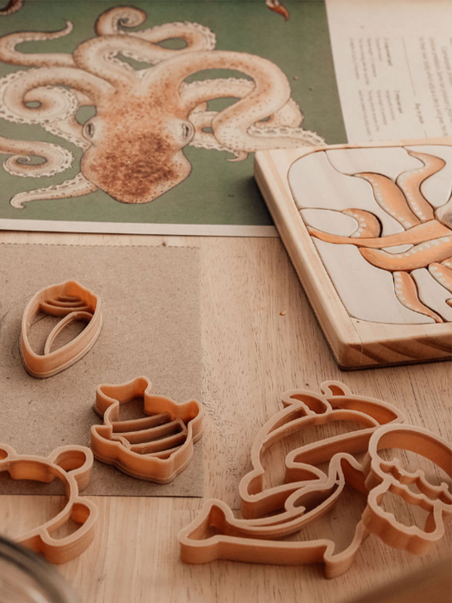 Eco Dough Cutter Set Kids : Toys : Activities Kinfolk Pantry Eco Dough Cutter Set for Babies and Kids | Colored Organics®