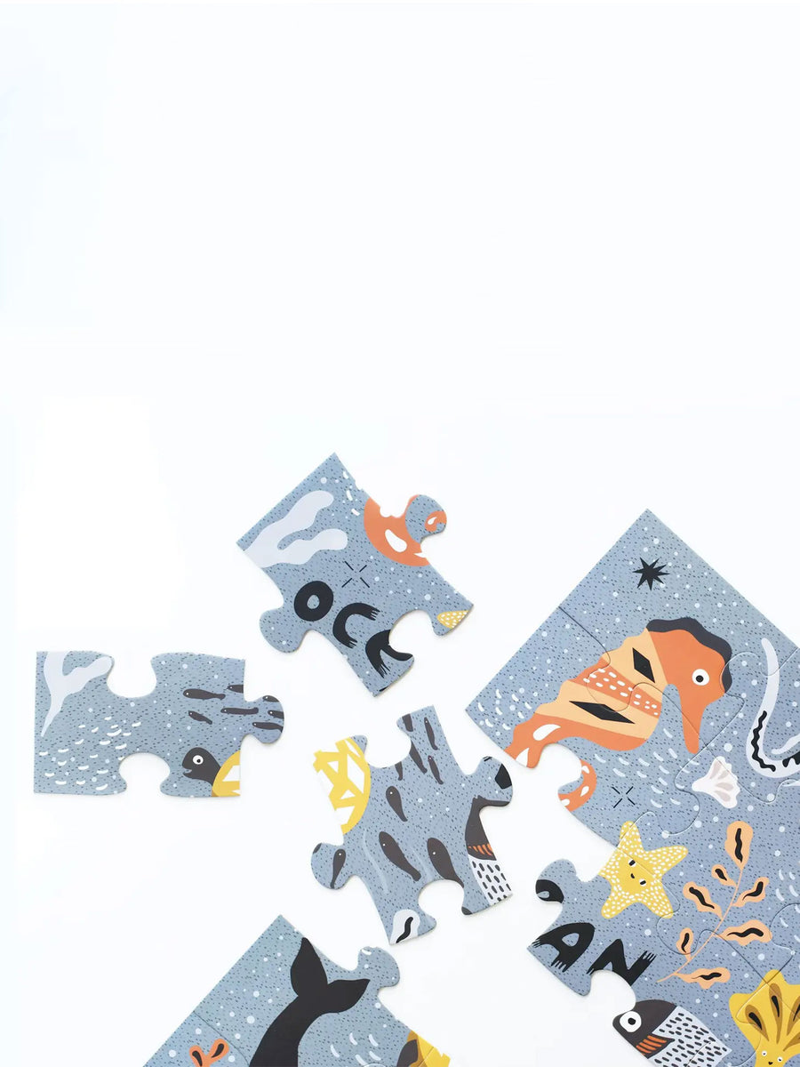 Floor Puzzle Baby-Kids : Toys : Puzzle Wee Gallery Floor Puzzle for Babies and Kids | Colored Organics®