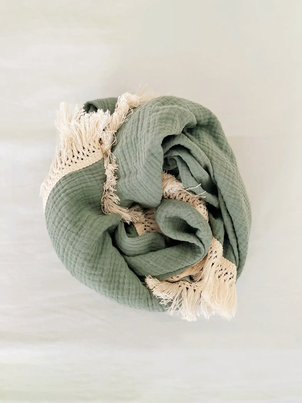 Fringe Baby Blanket Baby : Nursery : Bedding : Blankets bettrkind Fringe Baby Blanket with Tassels, 47x39 | Colored Organics®