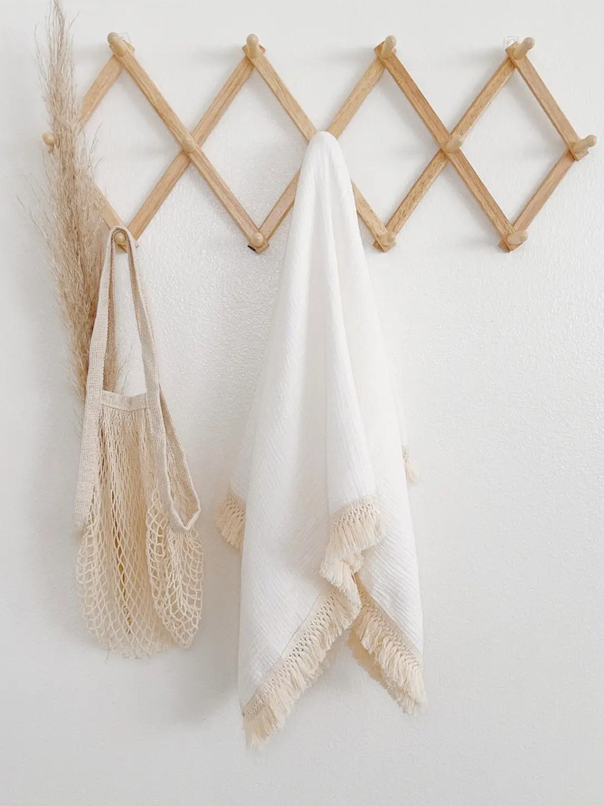 Fringe Baby Blanket Baby : Nursery : Bedding : Blankets bettrkind Fringe Baby Blanket with Tassels, 47x39 | Colored Organics®
