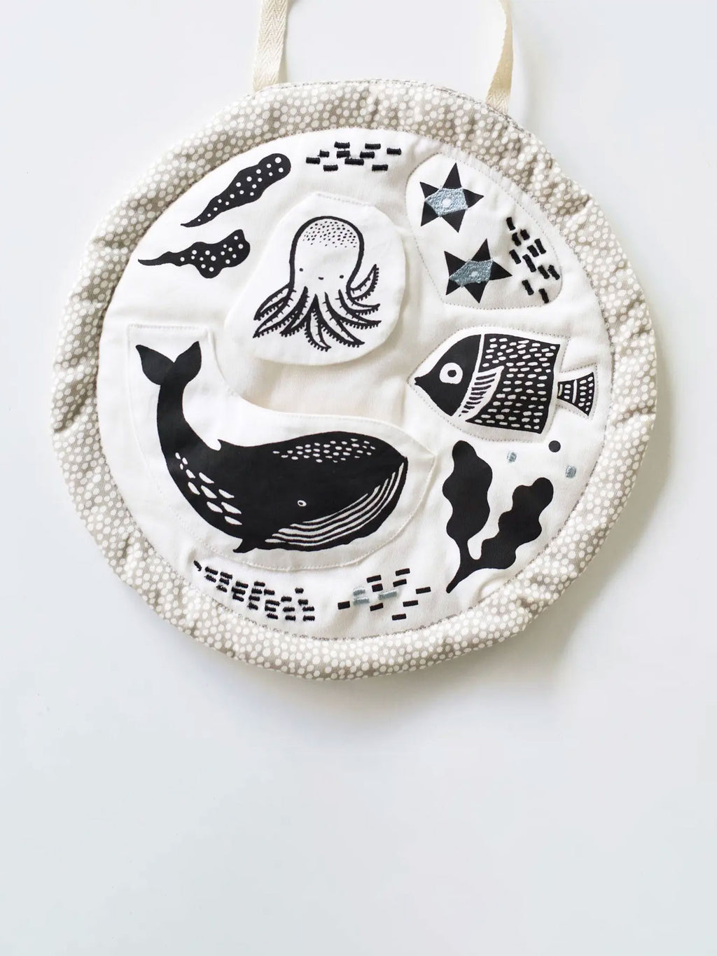 Organic Activity Pad Baby : Toys : Plush + Crinkle Wee Gallery Organic Cotton Baby Activity Pad | Colored Organics®