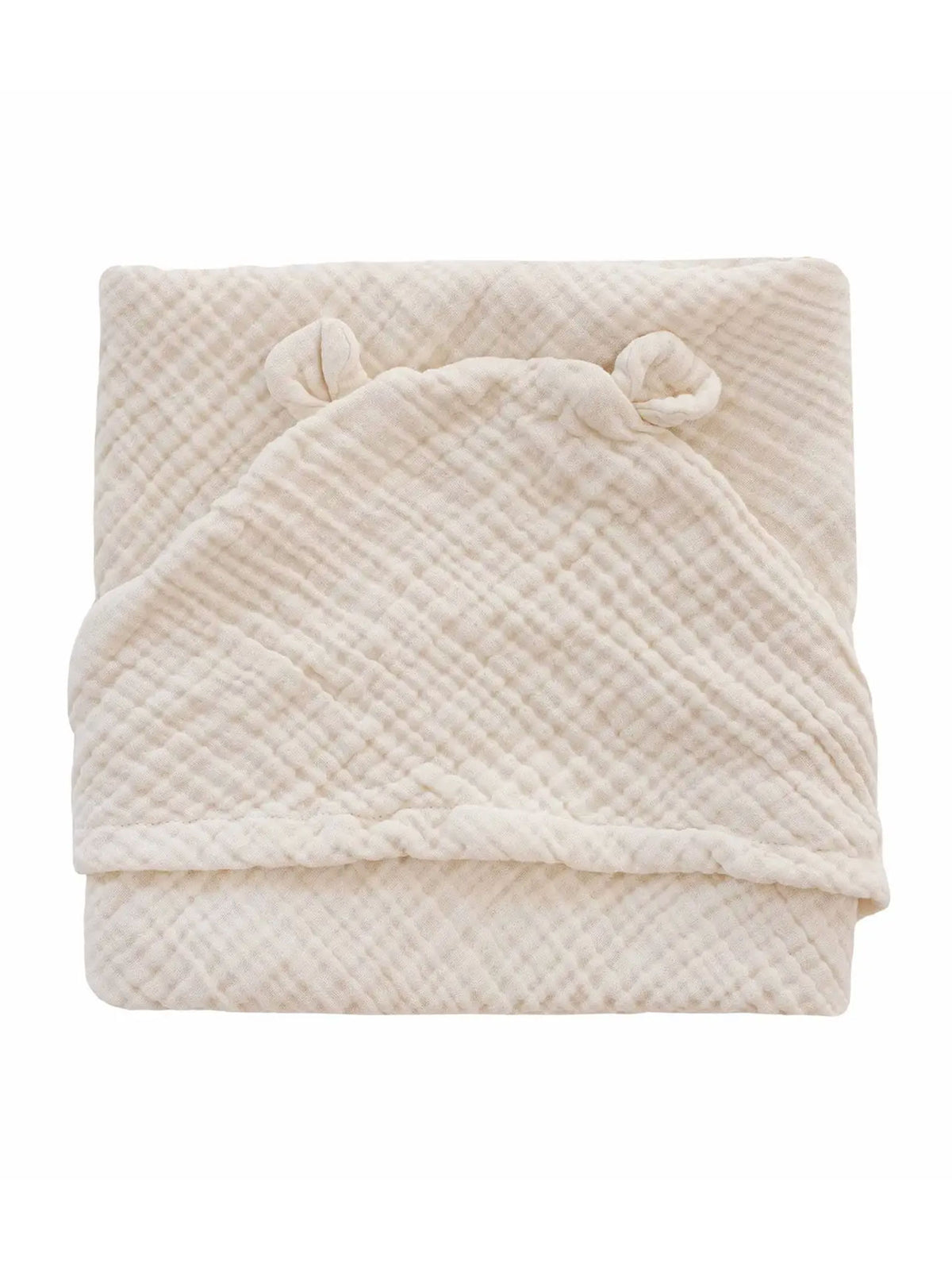 Organic Muslin Hooded Towel Baby-Kids : Nursery : Bath Little Otja Organic Cotton Muslin Hooded Baby Towel | Colored Organics®