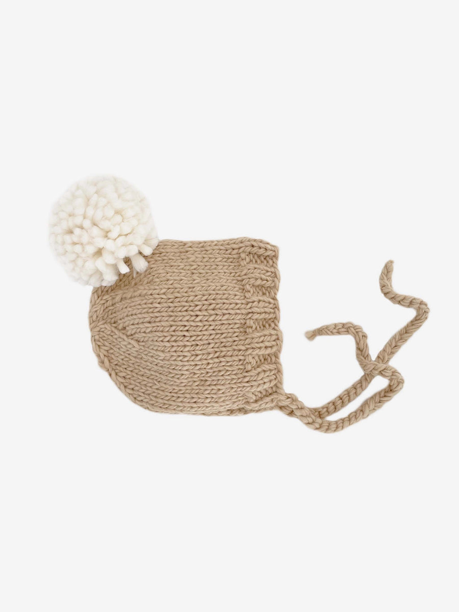 Pom Bonnet Baby : Accessories : Hats Blueberry Hill Pom Bonnet for Babies and Kids | Colored Organics®