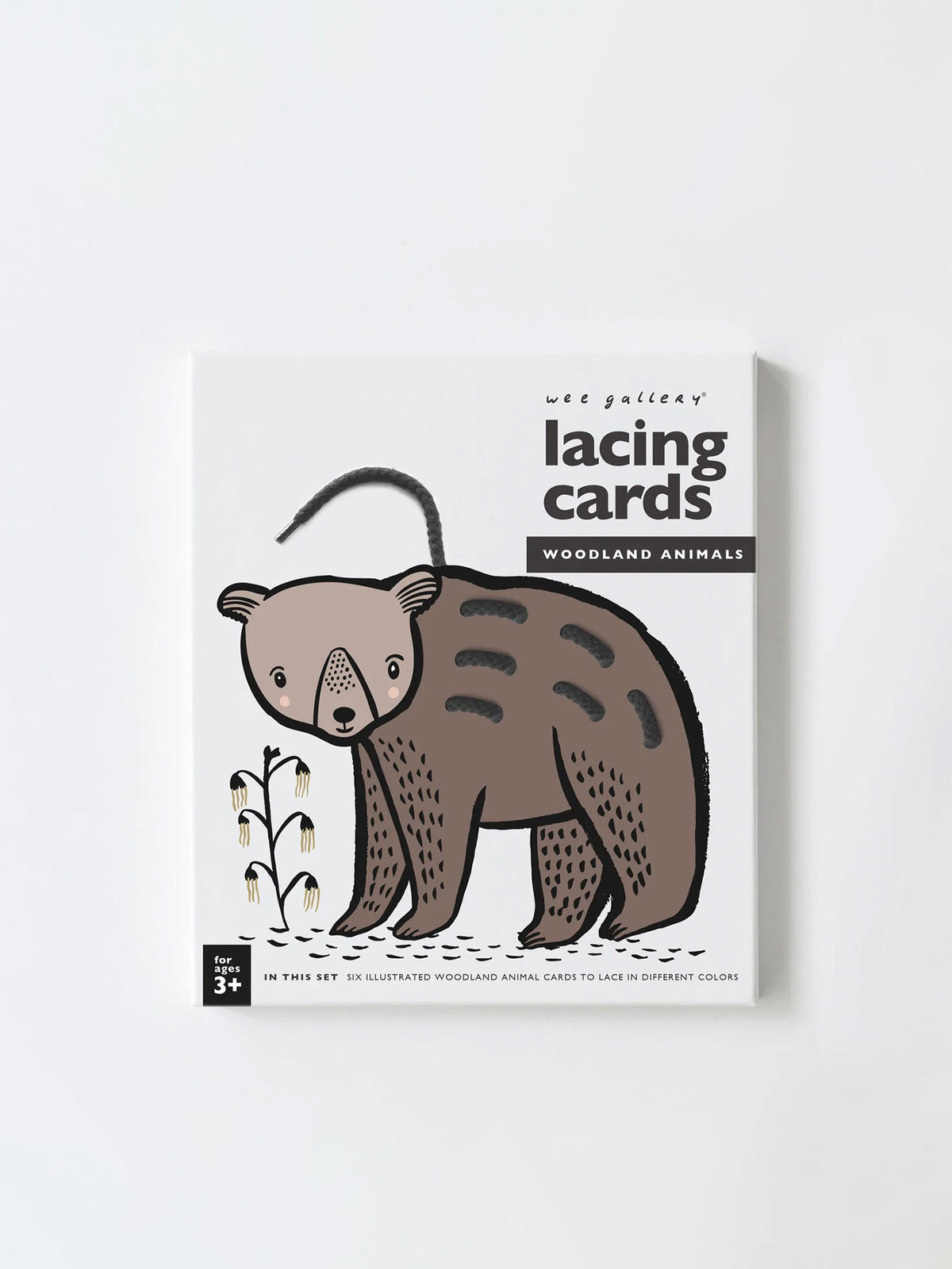 Woodland Animal Lacing Cards Kids : Toys : Activities Wee Gallery Woodland Animal Lacing Cards for Baby | Colored Organics®