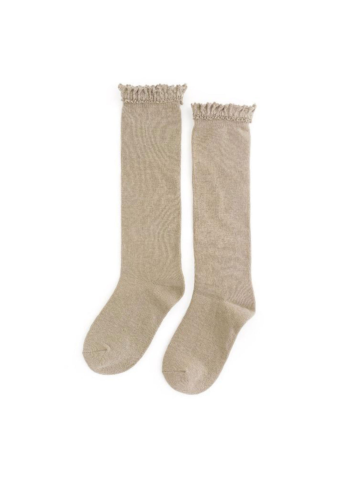 Lace Top Knee High Socks Baby-Kids : Accessories : Socks Little Stocking Co Lace Top Knee High Baby Girl Socks | Colored Organics®
